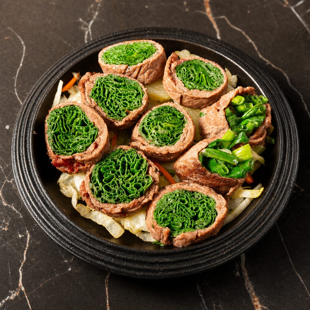 Beef Negimaki.