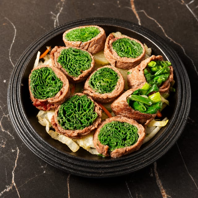Beef Negimaki.