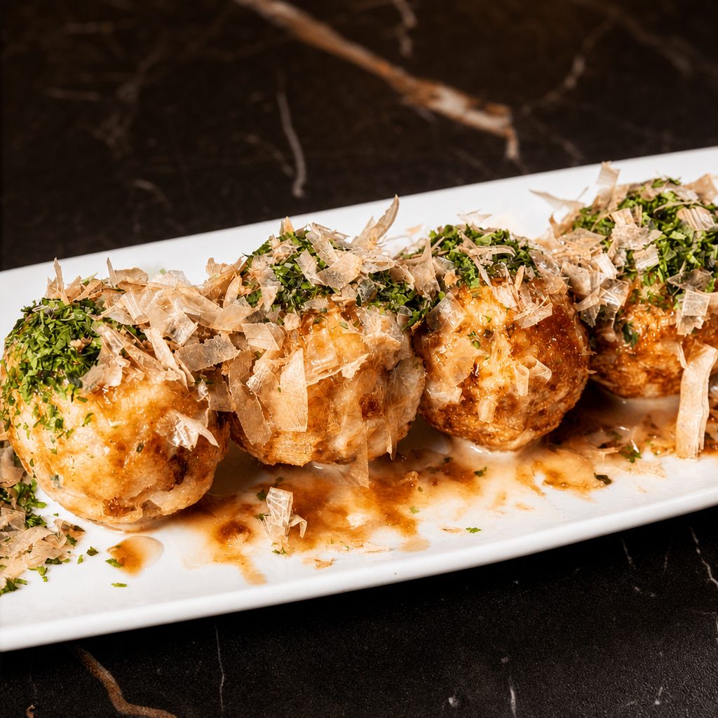 Takoyaki.
