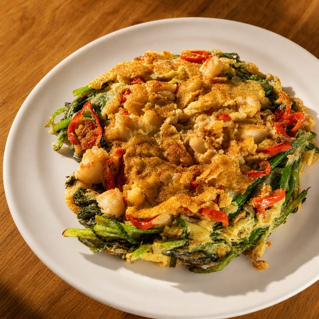 Seafood Pancake.