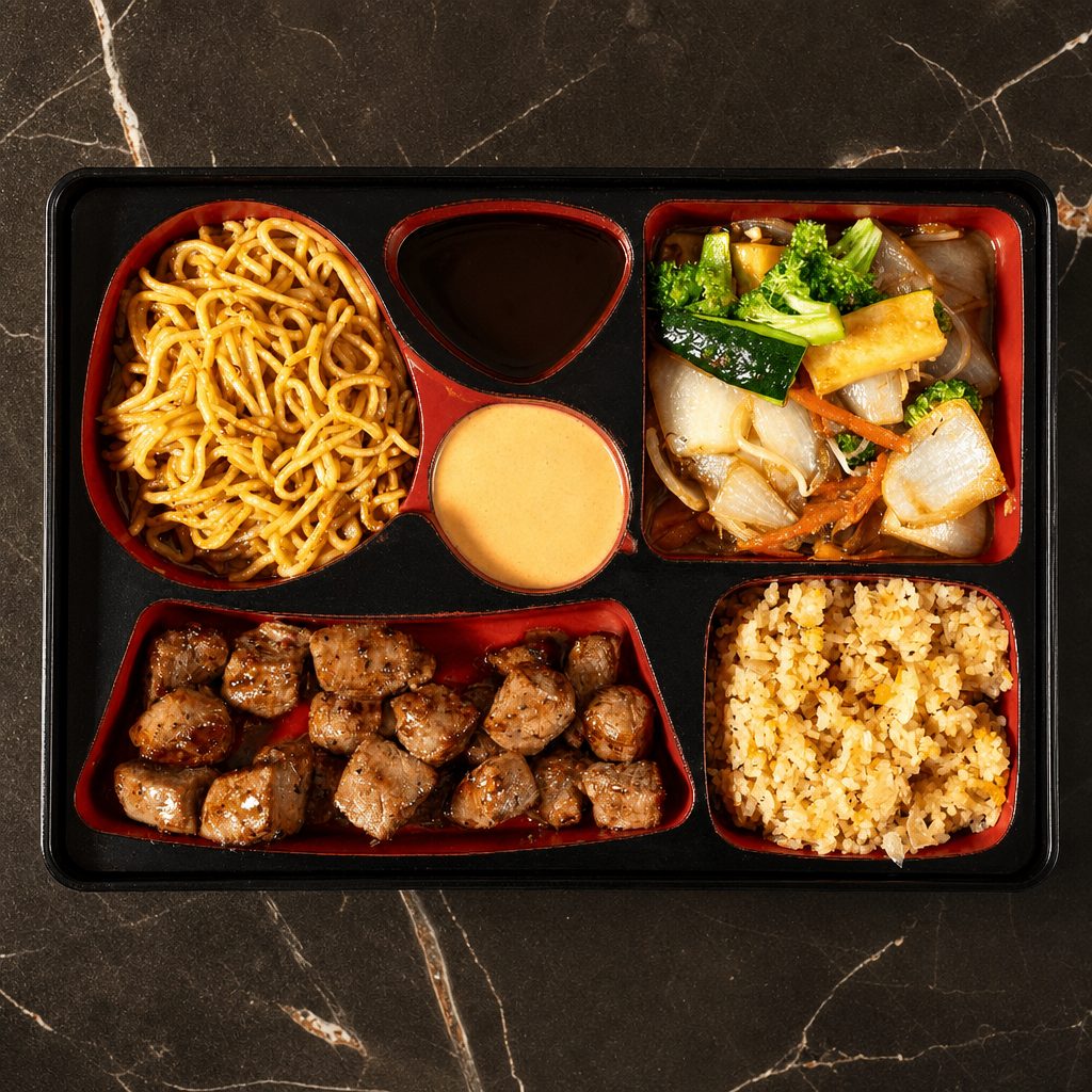 Steak Hibachi Bento.