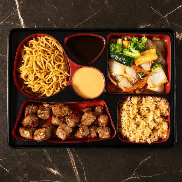 Steak Hibachi Bento.