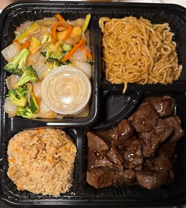 Filet Mignon Hibachi Bento.
